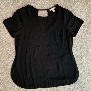 Banana Republic black short sleeved top